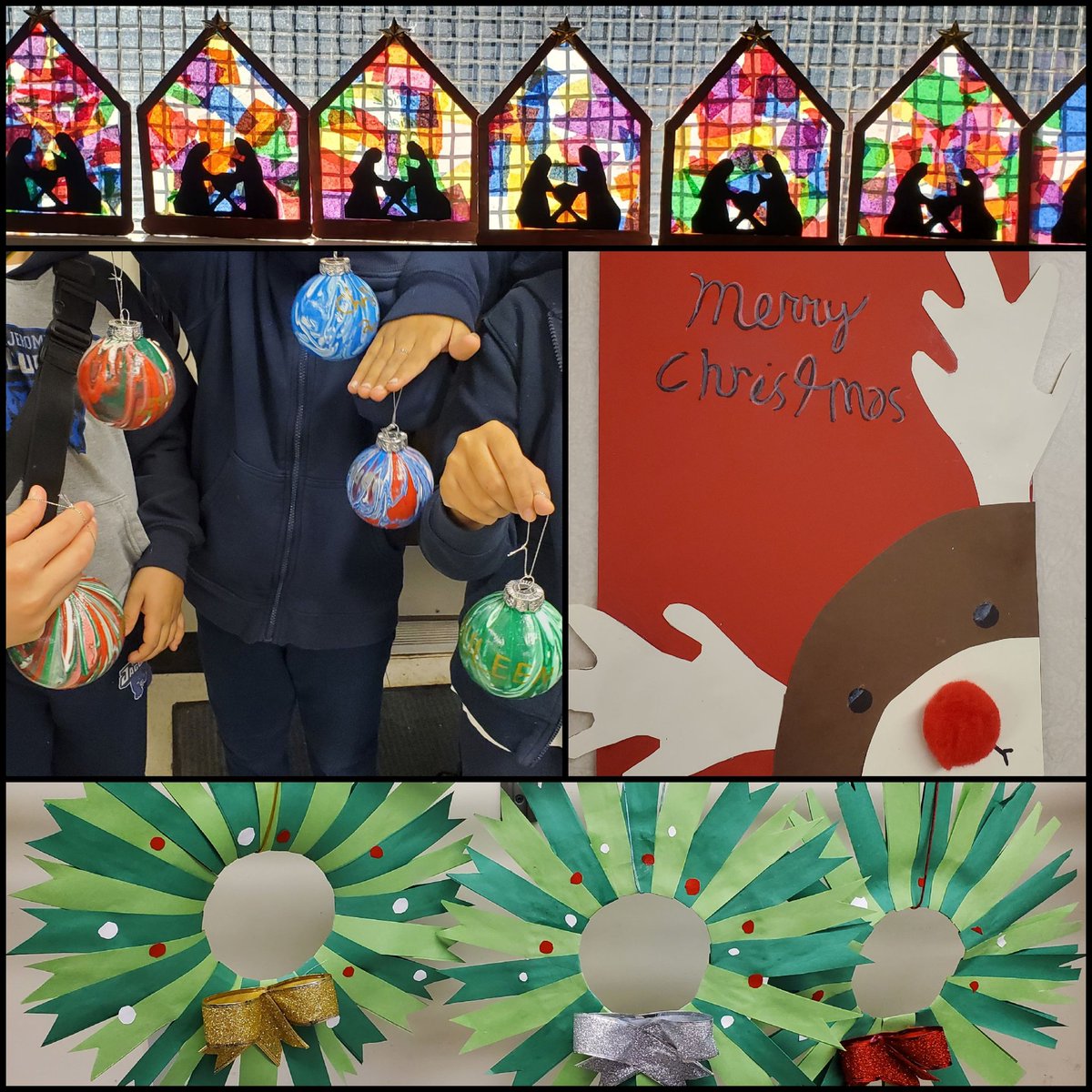 MsMaria28's tweet photo. The grade 3's and 4's are full of Christmas spirit. #funwithcrafts @stjeromestcdsb https://t.co/kbR2NeyeqV