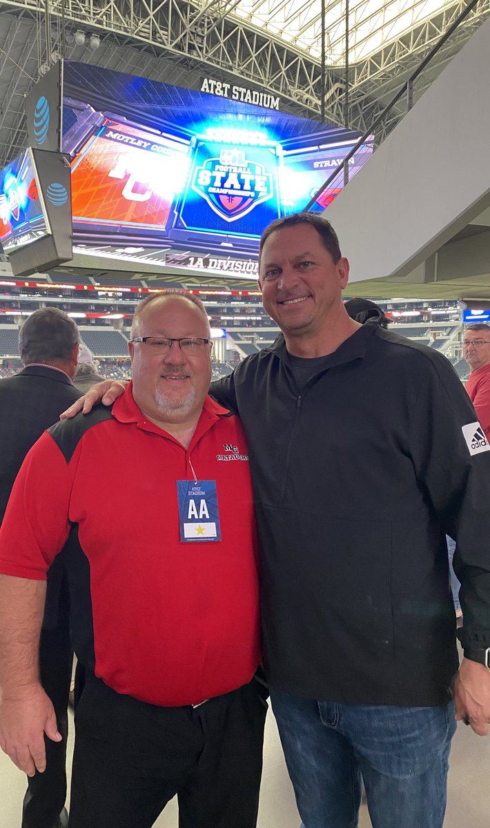 With my old HS teammate, the Beeze, his boys playing for the Gold Ball today at ATT!  Go Matadors!!