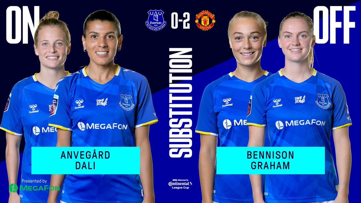 EvertonWomen's tweet photo. 46' We are back for the second half. 

Three changes at the break.

🔵 0-2 🔴 #EVEMUTD https://t.co/kZnflFHjv6