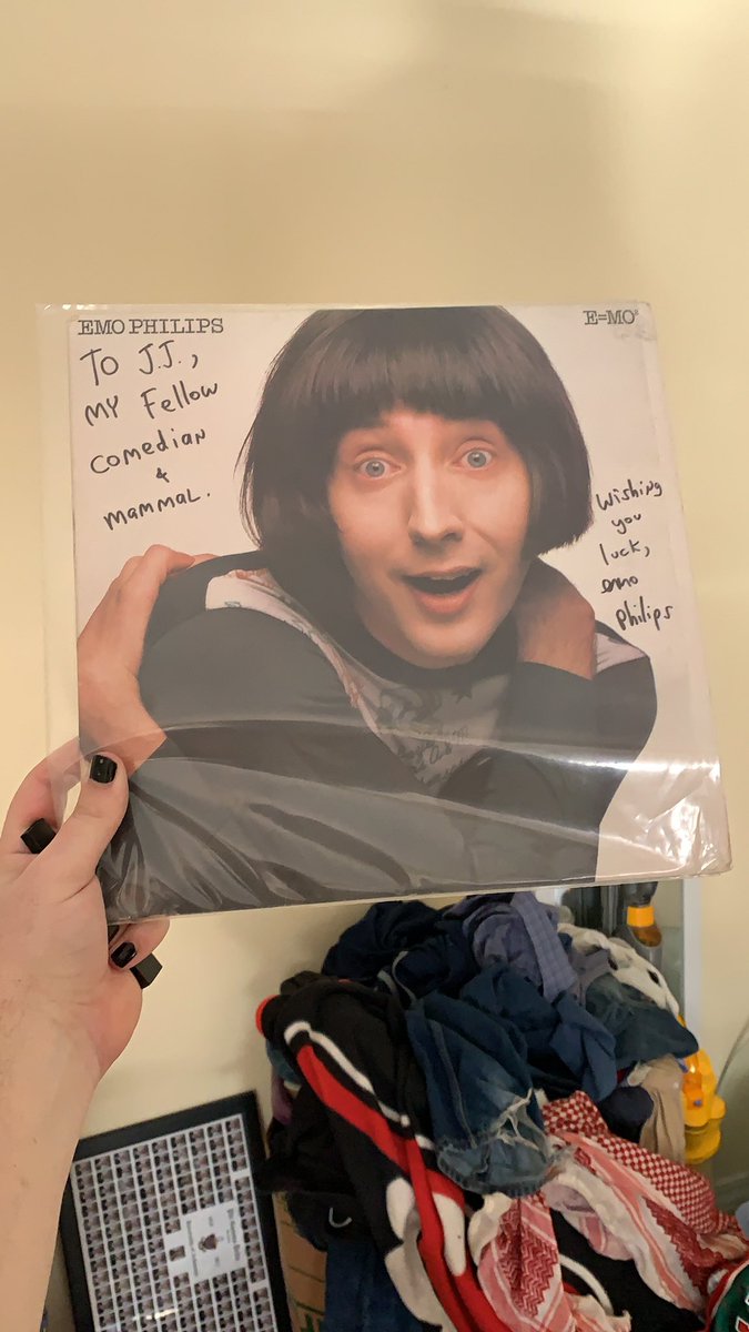 IhaveOCD123123's tweet photo. Hey @EmoPhilips This is JJ, your friend from Twitter. I met you in St Louis. I’m an Arkansas comedian. I’m not sure if I can, but if I’m able to save up I want to get a VIP ticket to see you and Weird Al in Little Rock. Will you be meeting people during the meet-and -greet too? https://t.co/Y7JP6yXkRi