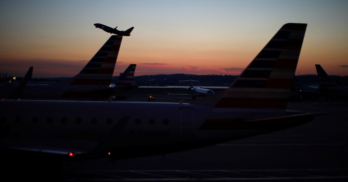 Reuters's tweet photo. U.S. airlines warn 5G wireless could cause havoc with flights https://t.co/P0Xvvft09M https://t.co/3EJI7CIMQA