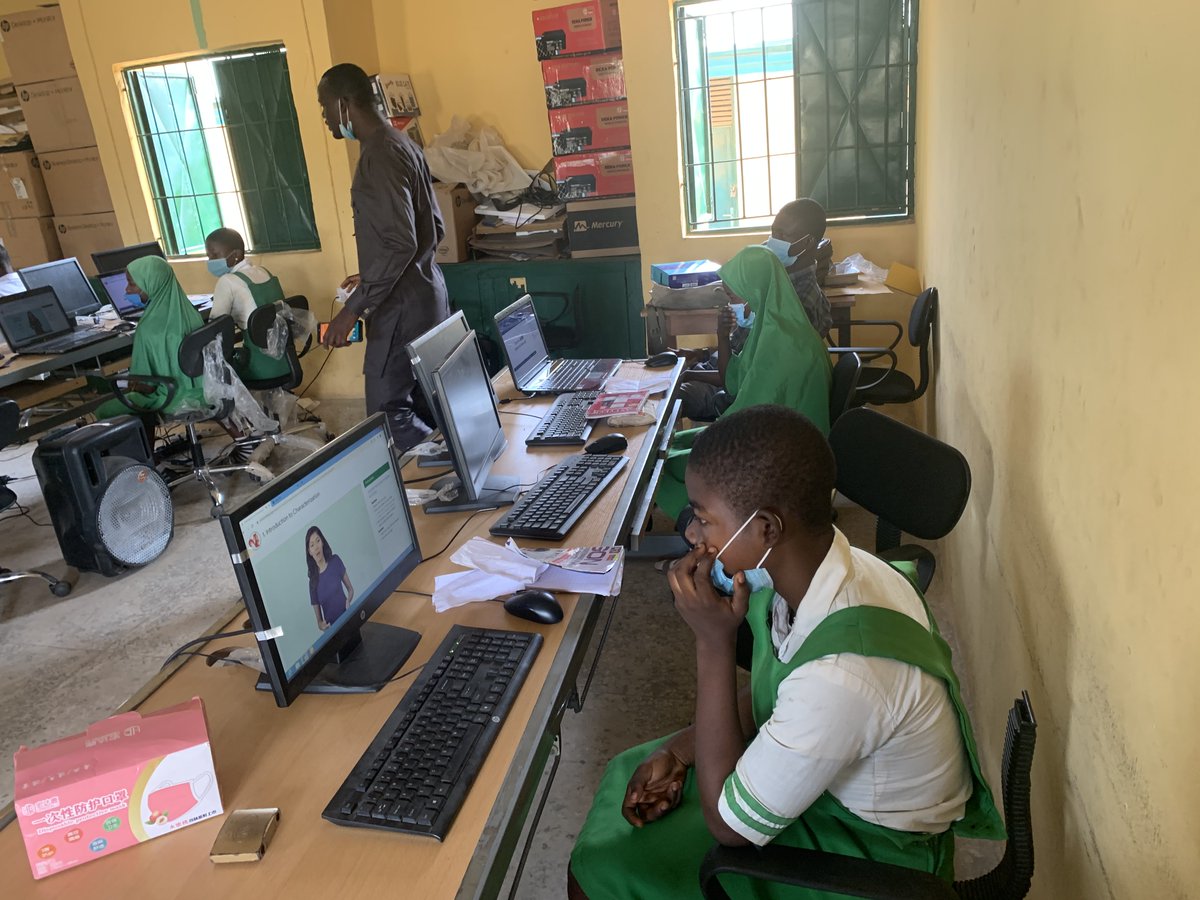 sfg_edtech's tweet photo. Last week, our team empowered 153 students from 3 schools in Osun State with #coding skills. They learnt how to use #code to tell fun and interactive stories using #Google #CSFirst and #Scratch. @GoogleForEdu
#CSEdWeek #CSEverywhere #SFGEdTechInitiative #EdTech #SDG4 https://t.co/aYMVMf7gYw
