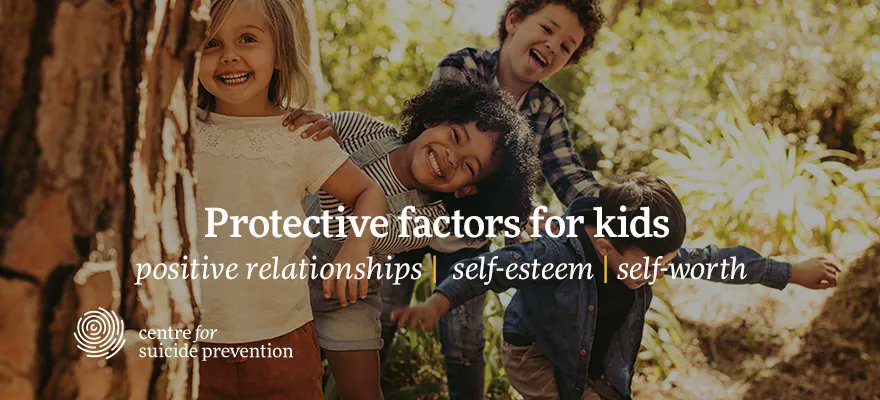 cspyyc's tweet photo. Certain factors or circumstances can guard a child against thinking about suicide and increase their resiliency. https://t.co/GjEewv1lDS https://t.co/zwszUFING9