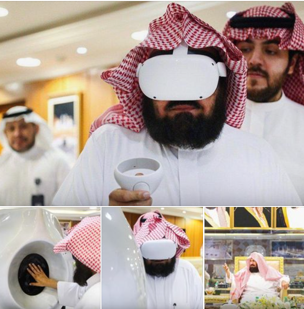 Praecursator007's tweet photo. Can't go Hajj? No problem. Saudi Arabia brings hajj to the metaverse with 'VR Black Stone' experience, this is unreal! #Metaverse https://t.co/XpnWQKmGOQ