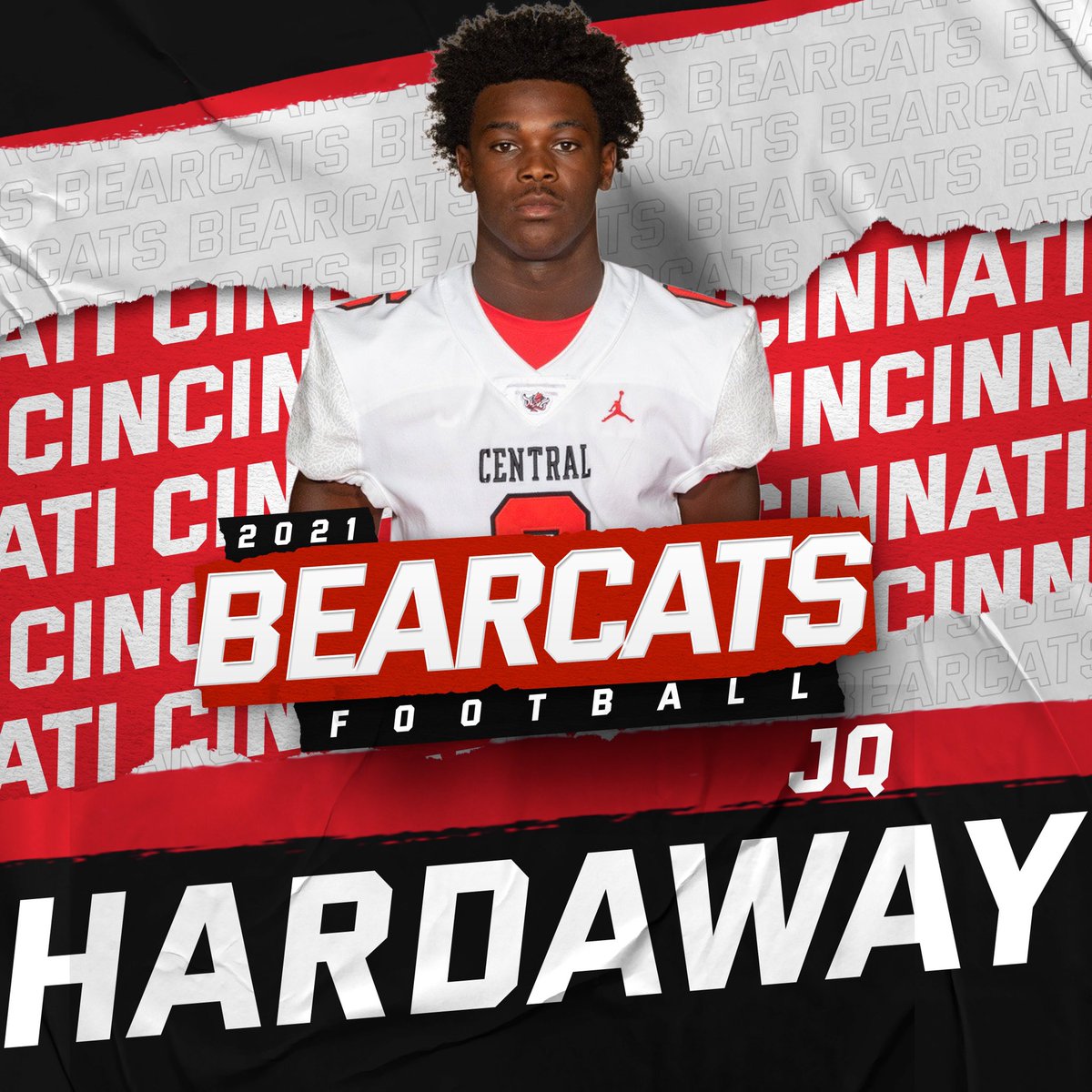 CHSREDDEVILS's tweet image. JQ Hardaway makes his commitment to @GoBearcatsFB official!