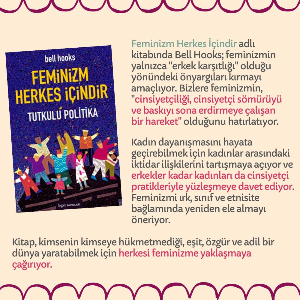 khasactivism's tweet photo. Bugün hayatını kaybeden ve en temel feminist okumalar arasında yer alan "Feminizm Herkes İçindir" kitabının yazarı olan feminist aktivist Bell Hooks'a gelin hep beraber yakından bakalım!

#bellhooks #feminizmherkesiçindir #feminizm #feminist #feministactivist #feminism https://t.co/I5XvtB18Ej