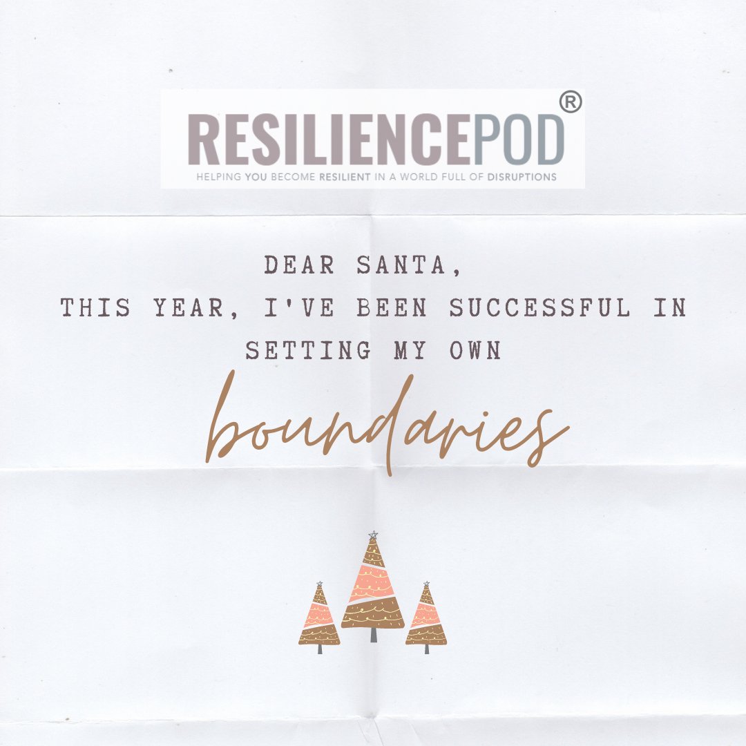 RinaBhakta's tweet photo. #Boundaries ✋
Does setting them bring you in a sweat 😅 or are you chill😌?
This year I've put in the work in getting better at setting my boundaries and I'm proud of that.
#dearsanta #boundaries #resiliencepod #resilience #businesscontinuity #buildingresilience https://t.co/jE2tYekhL3