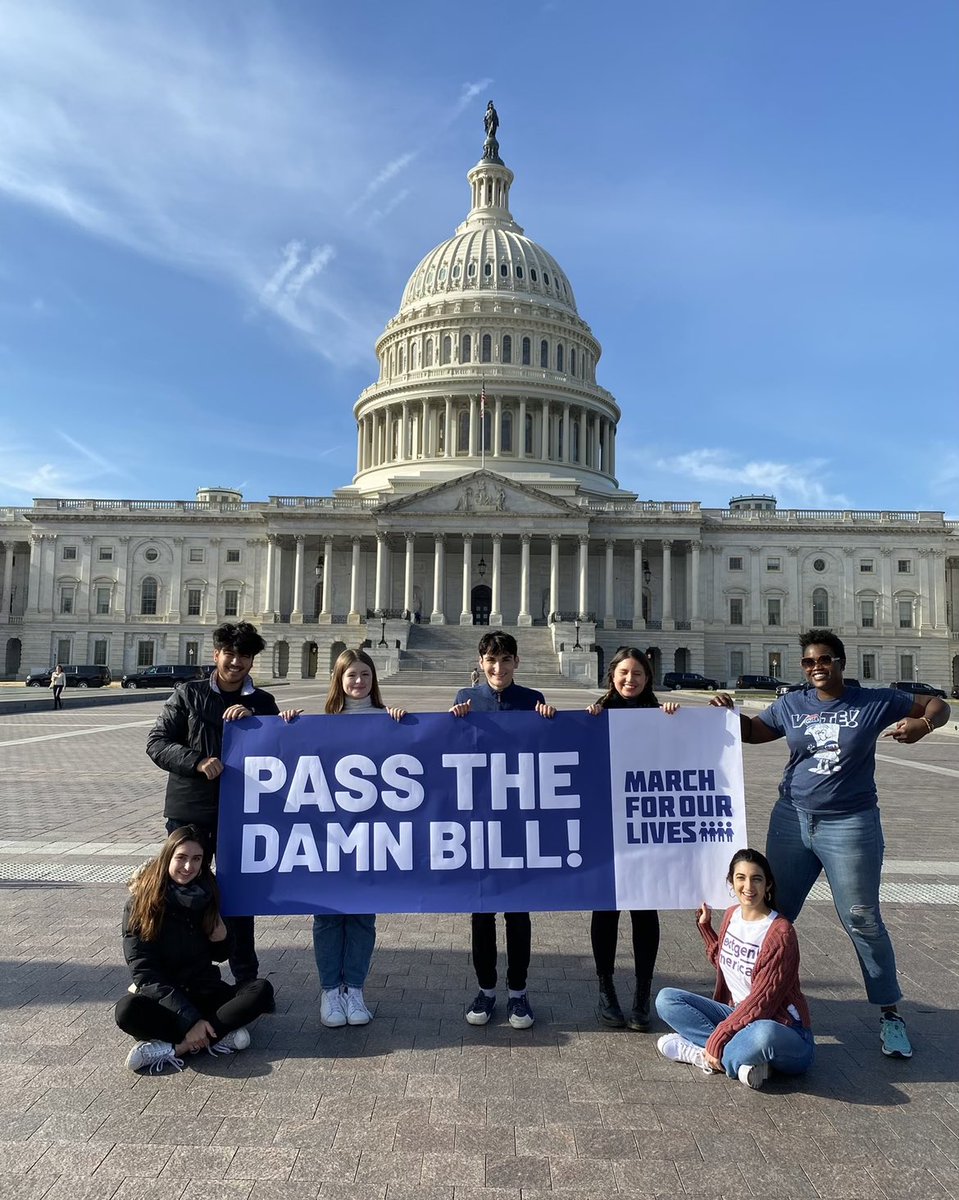 AMarch4OurLives's tweet photo. Today we were outside the Capitol demanding that the Senate pass the Build Back Better bill as is before the end of the year.
Young people have the most to lose and the most to gain. No more playing with our futures. Pass the damn bill and do it now. https://t.co/18nbCncn4m