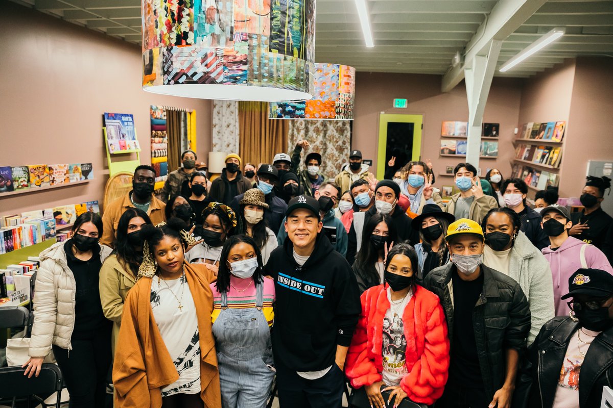 thehundreds's tweet photo. "What does 'The Hundreds' mean? -- "It does not stand for money. It's about community: strength in numbers. People over Product." Thank you to everyone who came out last night for the book signing w/ @bobbyhundreds! Special thank you to @suprmarktla &amp; @reparationsclub ♥️💣 https://t.co/hQi7cuE0hs