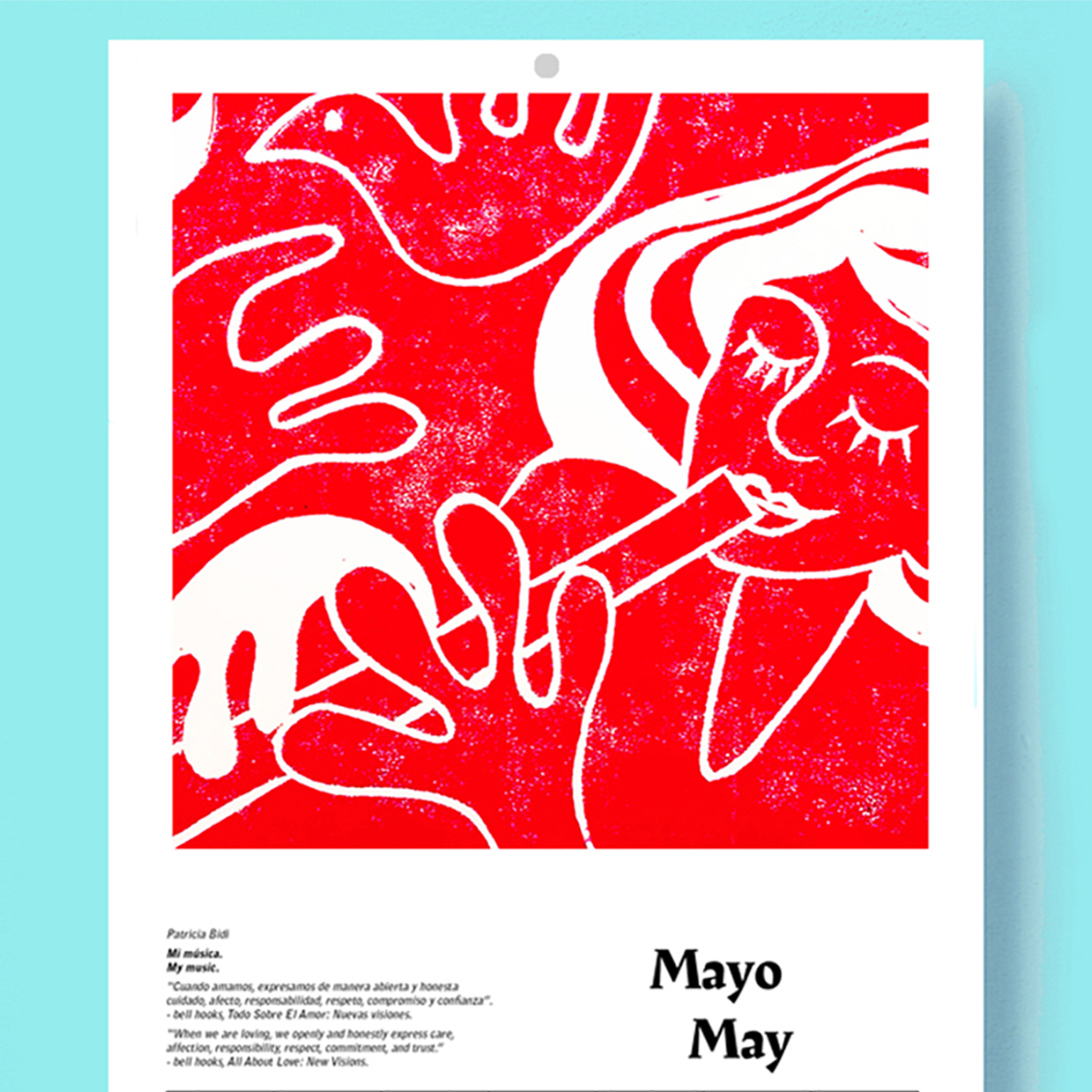 patriciabidi's tweet photo. “When we are loving, we openly and honestly express care, affection, responsibility, respect, commitment, and trust.”- bell hooks, All About Love: New Visions

This is the new Feminist Library 2022 Calendar @feministlibrary Last ones available at: https://t.co/LUsHBPOY61 https://t.co/UM8lnl2ZBk