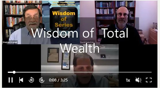 Krempl's tweet photo. Looking for life and financial literacy? Listen to “Wisdom of Total Wealth” and with us Lyle Sussman and, David Dubofsky 1 of 3https://buff.ly/3oTiEfG https://t.co/aTThk9LmVi