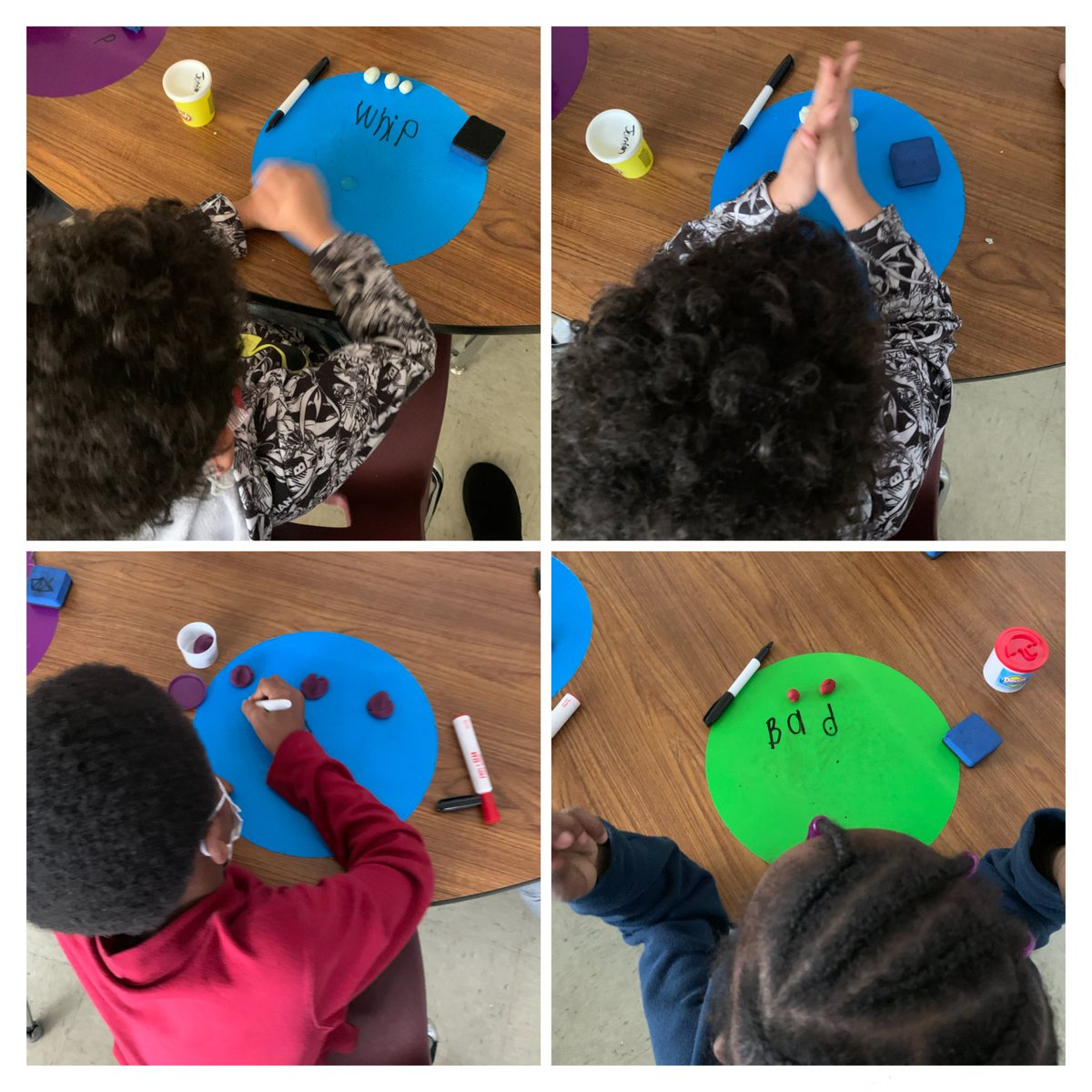 rcarrcoach's tweet photo. Just a couple of days before Winter Break, Ss in Miss Fuller's class are learning! Play dough comes in handy for kinesthetic, visual &amp; auditory learners! Practicing Fundations skills in small group learning! @SGEPANDAS #knowyourimpact #coachingmatters https://t.co/UvXoLBjMc3