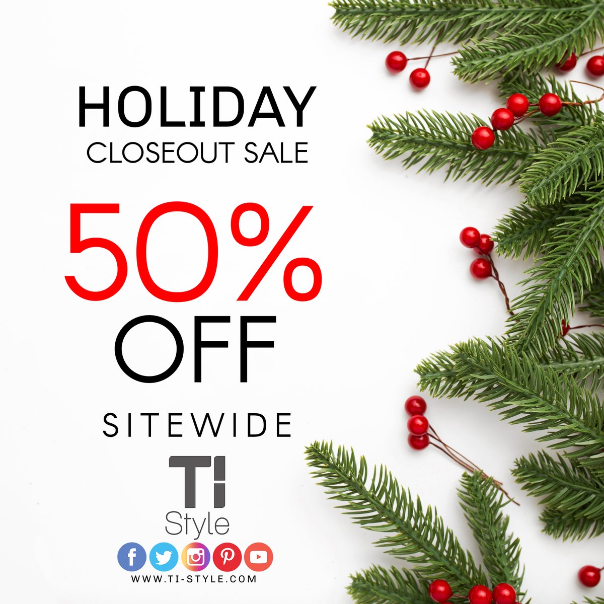 TiStyleHair's tweet image. Don't miss our #Holiday Closeout #Sale - 50% OFF Sitewide

SHOP: ti-style.com
#IronandBrush #flatiron #iron #MirrorBrush #Brush #PaddleBrush #FacialBrush #straightner #cordlessflatiron  #mirror #beauty #face #gifts #giftsforher