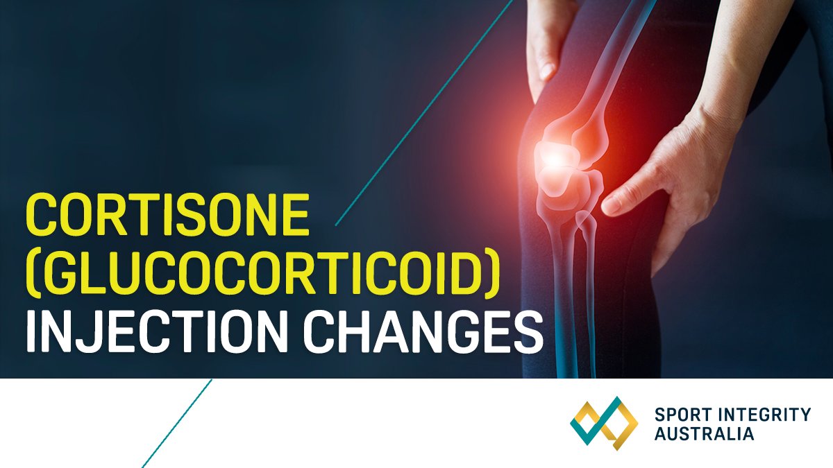ATHLETES! DOCTORS!
From 1 January 2022, all cortisone injections will be prohibited in-competition.
If you are prescribed an injection during the in-comp period you will need to determine if you require an in-advance TUE.
For more: sportintegrity.gov.au/what-we-do/the…
#ProtectingSportTogether