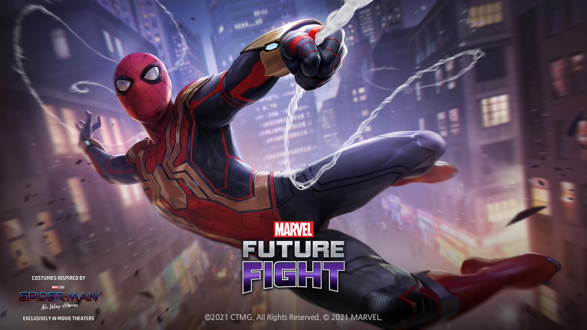 Everyone's favorite web-head swings into action in the latest Key Art inspired by "Spider-Man: No Way Home"!

#SpiderMan #SpiderManNoWayHome #MARVELFutureFight