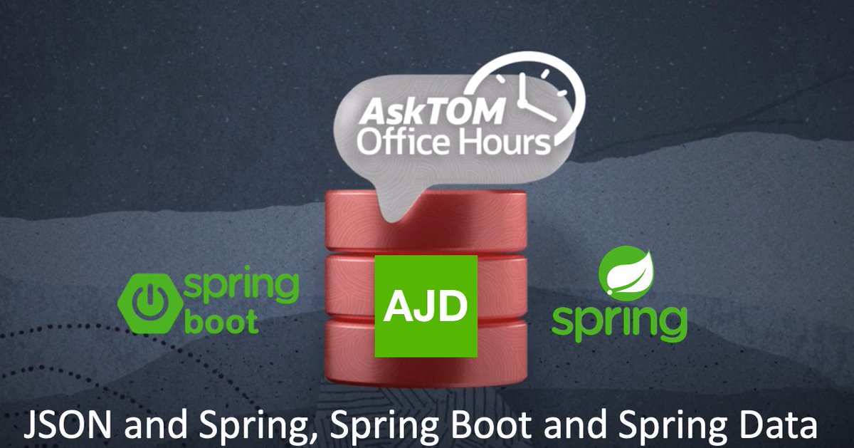 bch_t's tweet image. Recording of @aalmiray is available:
youtube.com/watch?v=46PHY2…
#Spring #SpringData #SpringBoot #Java #JSON