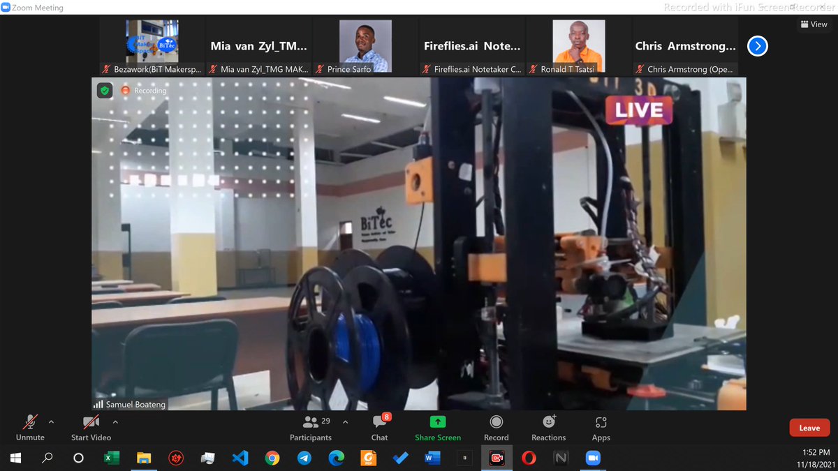 BiTec/ BiT MakerSpace (@bitecbit) on Twitter photo BiT Makerspace had participated on the virtual exhibition at Africa Makerspace Gathering 2021. The BiTMakerspace leads attended the two days virtual session and shared experience with the AMN community.
🙏<a href="/Seifu00734140/">Seifu Admassu Tilahun</a> <a href="/Lara_Allen20/">Lara Allen</a> @HenokMebratie #AMN #makers #AMG21 BiT Makerspace had participated on the virtual exhibition at Africa Makerspace Gathering 2021. The BiTMakerspace leads attended the two days virtual session and shared experience with the AMN community.
🙏<a href="/Seifu00734140/">Seifu Admassu Tilahun</a> <a href="/Lara_Allen20/">Lara Allen</a> @HenokMebratie #AMN #makers #AMG21