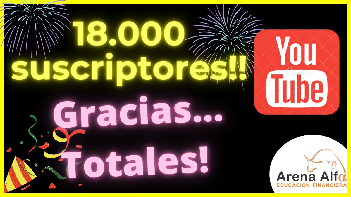 ToroDeArena's tweet photo. LLEGAMOS A LOS 18K gananeaaas!

Eso que significa? proximos dias publico otra accion regalada en la BVC

El crecimiento del canal es VIOLENTO

y de ñapa la cuenta de EDUCACION FINANCIERA de @ARENAALFA llego a 36.000 seguidores

GRACIAS!! https://t.co/CuqO5XurRx
