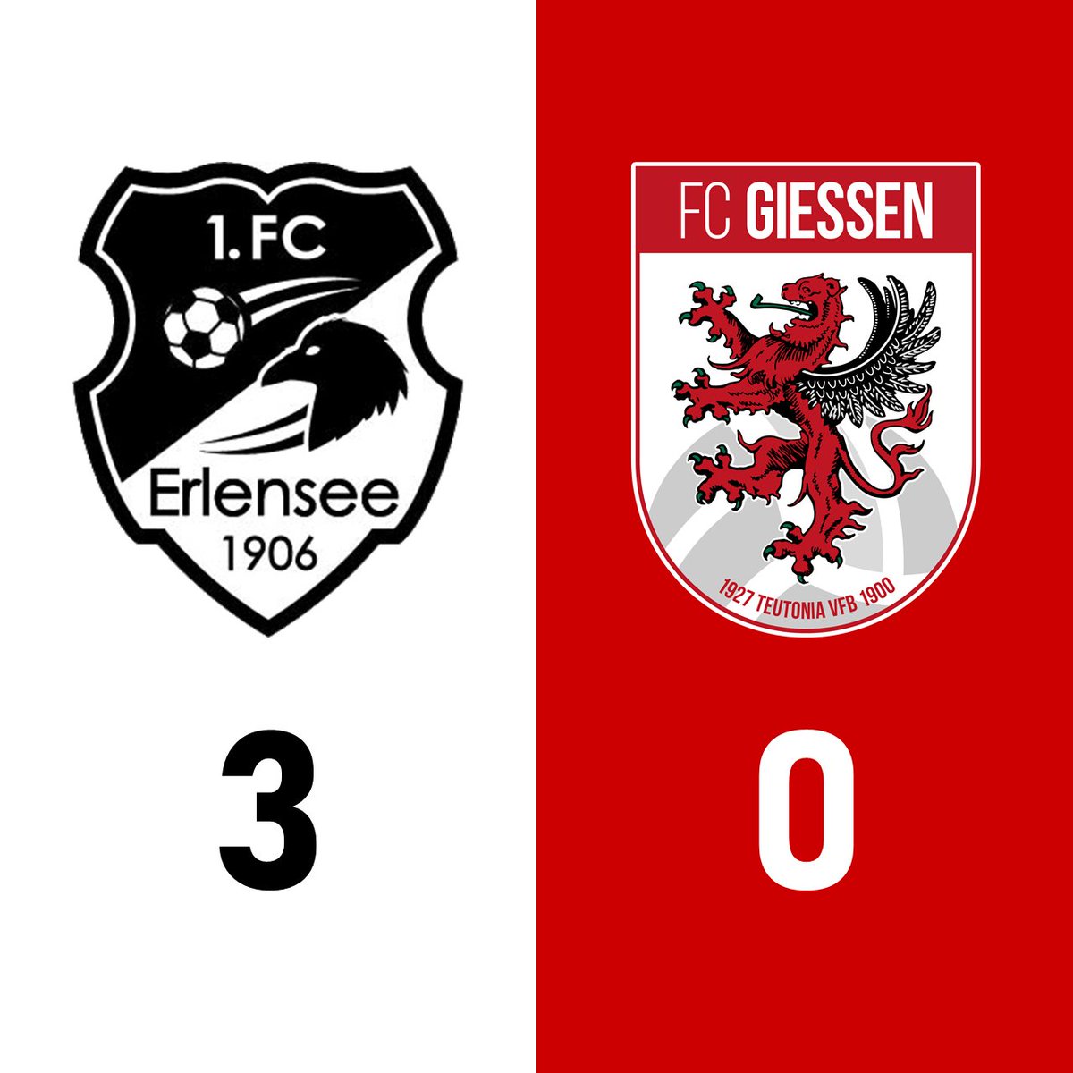 RLSWInfo's tweet photo. +++Sensation im Pokal+++
Der Hessenligist 1. FC 1906 Erlensee schmeißt den FC Gießen aus dem Wettbewerb!
#rlsw #regionalligasüdwest #hessenliga #hessenpokal #1fc1906erlensee #fcgiessen #sensation https://t.co/JDL29yEZrn