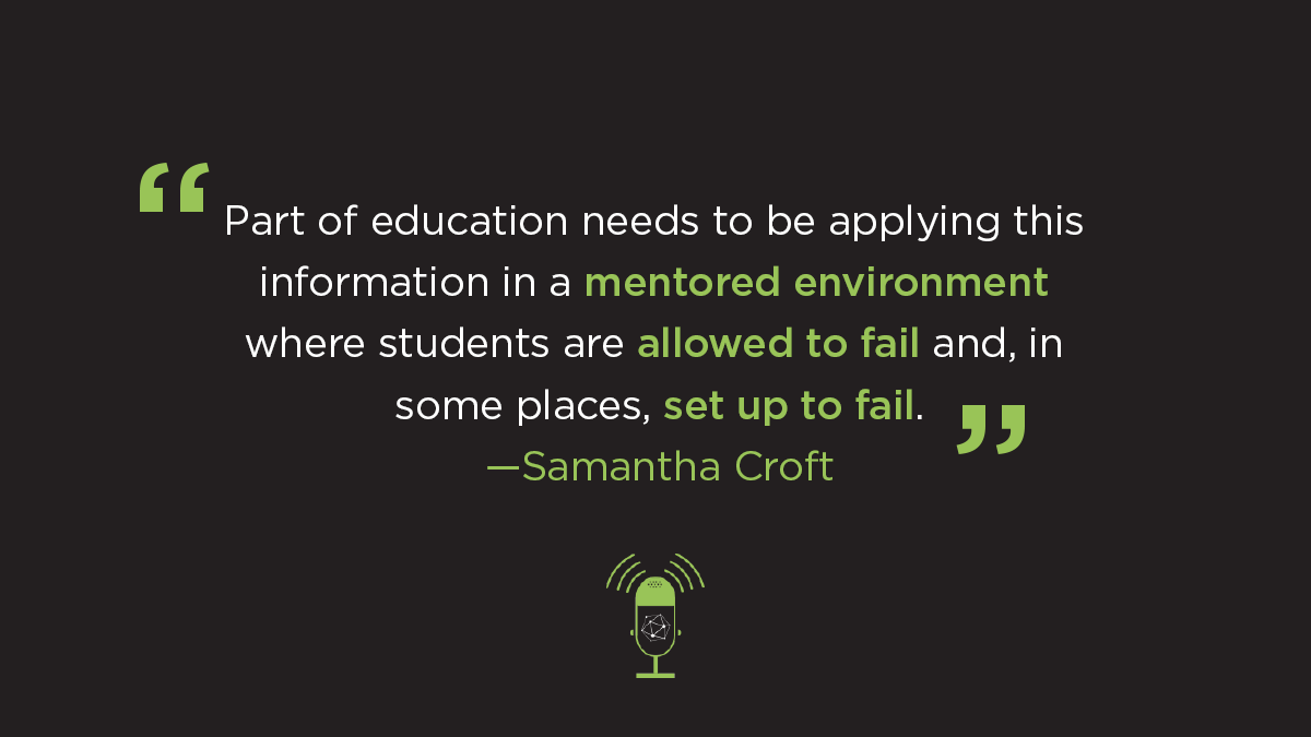 ACC_WetLab's tweet image. Success often happens after a succession of failures.  Don&apos;t miss Learning to Fail with @accdistrict Biology Professor Samantha Croft and @ACC_WetLab Director Nancy Lyon. #learningtofail

🎧 play.acast.com/s/science-in-t…

📺 youtu.be/kqKfWj3OfBY