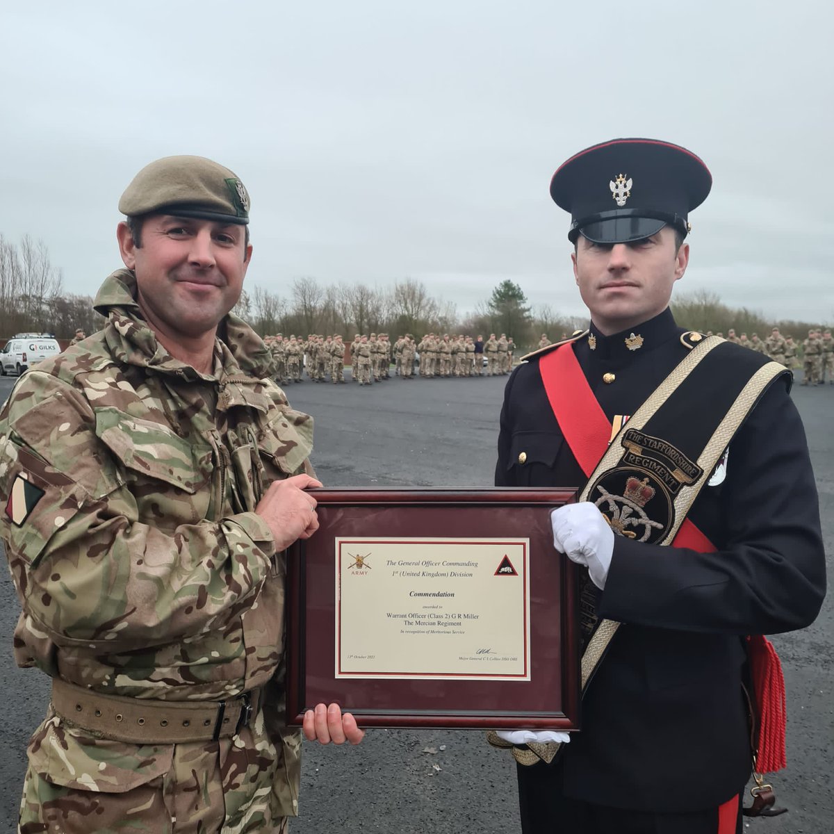 Army2MERCIAN's tweet photo. The Battalion Xmas Day - gunfire, carol service, fancy dress fun run, Xmas lunch and Ferozeshah parade with some well deserved awards and presentations. Great day, now time for some well earned leave! Merry Xmas everyone #SFSH👍🎄🎅🏼@MercianRegiment https://t.co/sUvN1Rf48h