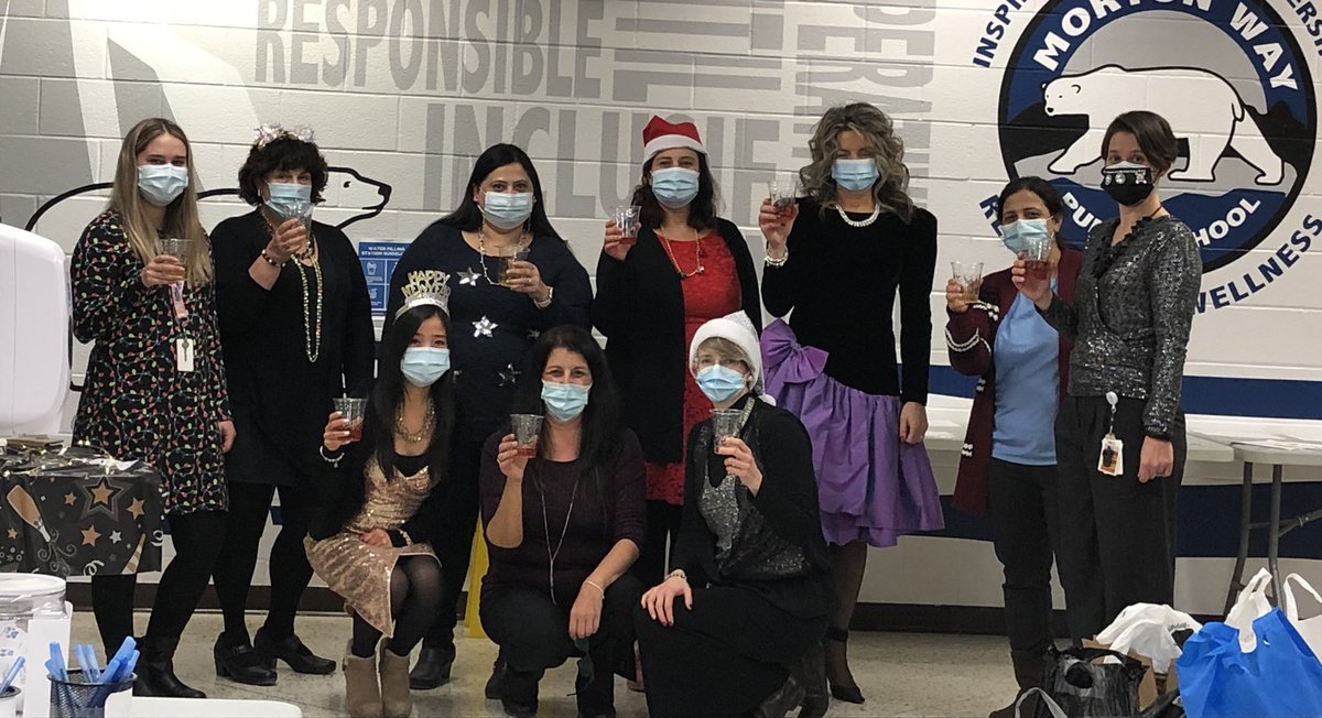 We were amazed at all the wonderful fancy dress outfits staff &amp; student wore today <a href="/MortonWayPS/">@MortonWayPS</a>   A toast with sparkling juice to a Happy &amp; a Healthy New Year! <a href="/PeelSchools/">Peel District School Board</a> <a href="/TrusteeMcDonald/">KathyMcDonald</a>