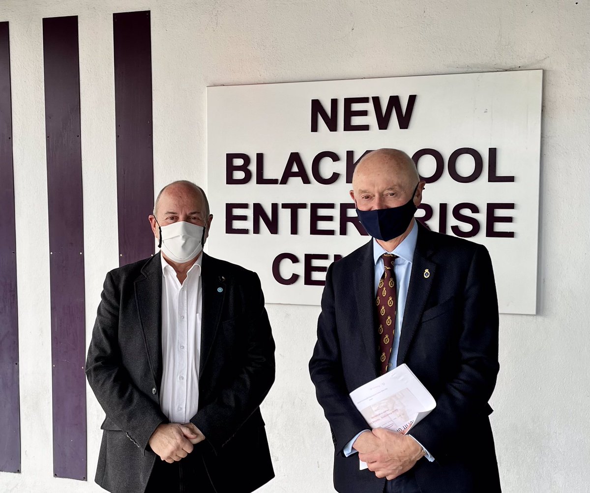 TonyCarr123's tweet photo. Very grateful to @HSLancs Edwin Booth to coming to Blackpool Enterprise Centre and hearing about the life-changing Social Prescribing work @SESCICUK. Thank you for your support https://t.co/5fzboH6nRh
