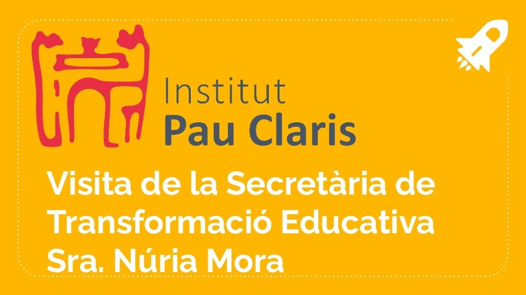 InsPauClaris's tweet photo. Alumnes i docents, hem explicat el nostre centre a la Sra Núria Mora, Secretària de Transformació educativa. Converses al voltant de l'educació, el compromís, la motivació i les necessitats. 
Ens hem sentit escoltats i acompanyats.👥🤝
Gràcies @Airunuriamora 
#somdelPauClaris https://t.co/OPi5V5X5xg