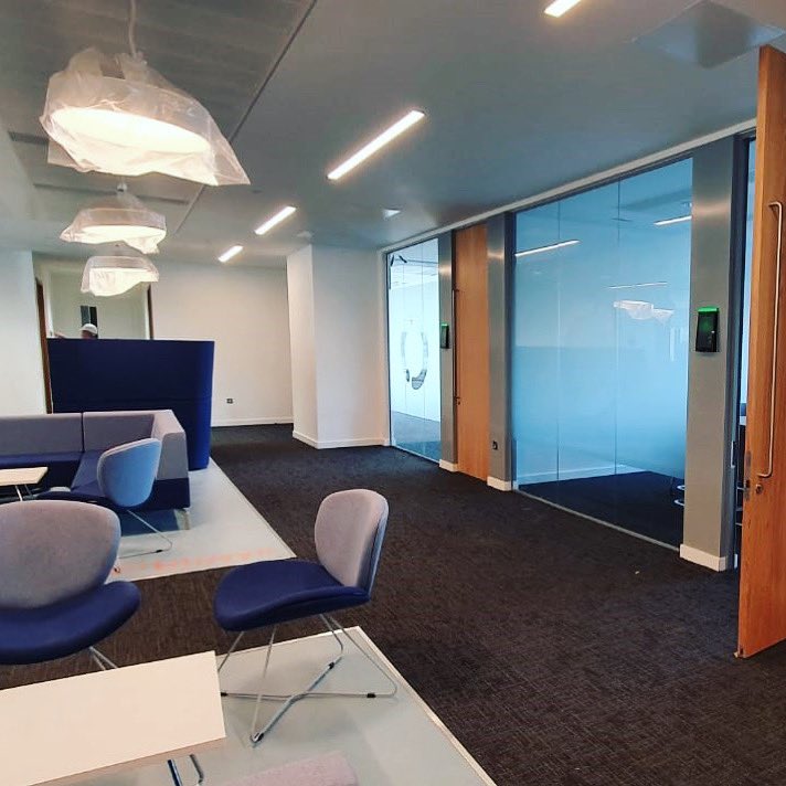 cube7interiors's tweet photo. ‼️💡Discover our new insight on the modern appeal of glass partitions and doors and how they can help to transform your office space. https://t.co/rWLyYAt4K3