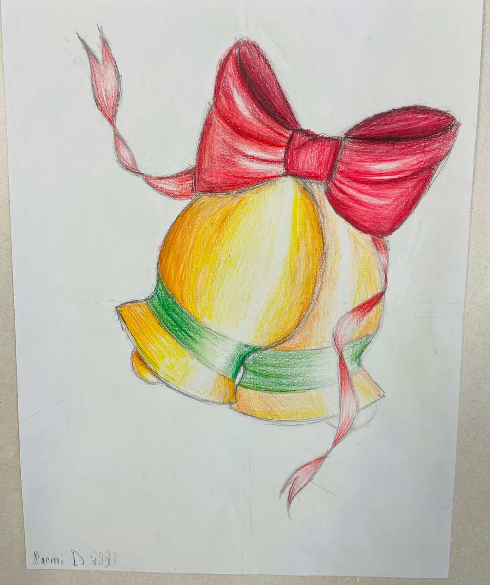 MmeAuger's tweet photo. Nos cloches de Noël. @AssisiOCSB #ocsbfsl #ocsbarts https://t.co/C811MnUkHe