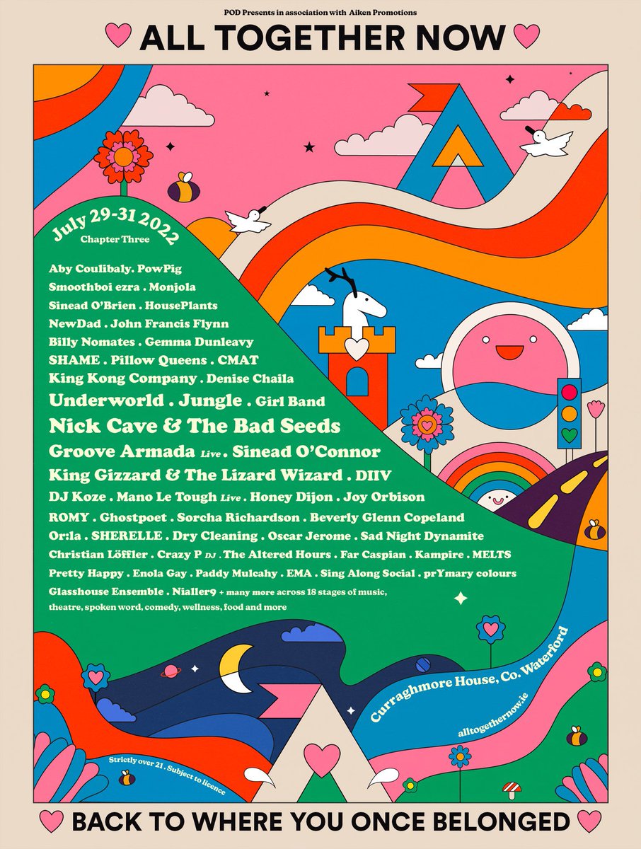 where2_go's tweet image. ALL TOGETHER NOW🤝

Since we’re on the 2022 festival buzz we thought we’d drop a mention about another BIG one that’s happening next summer.

All together now is back next July from the 29th to the 31st of July in Curraghmore House, Waterford.

Tix 👉 ticketmaster.ie/all-together-n…