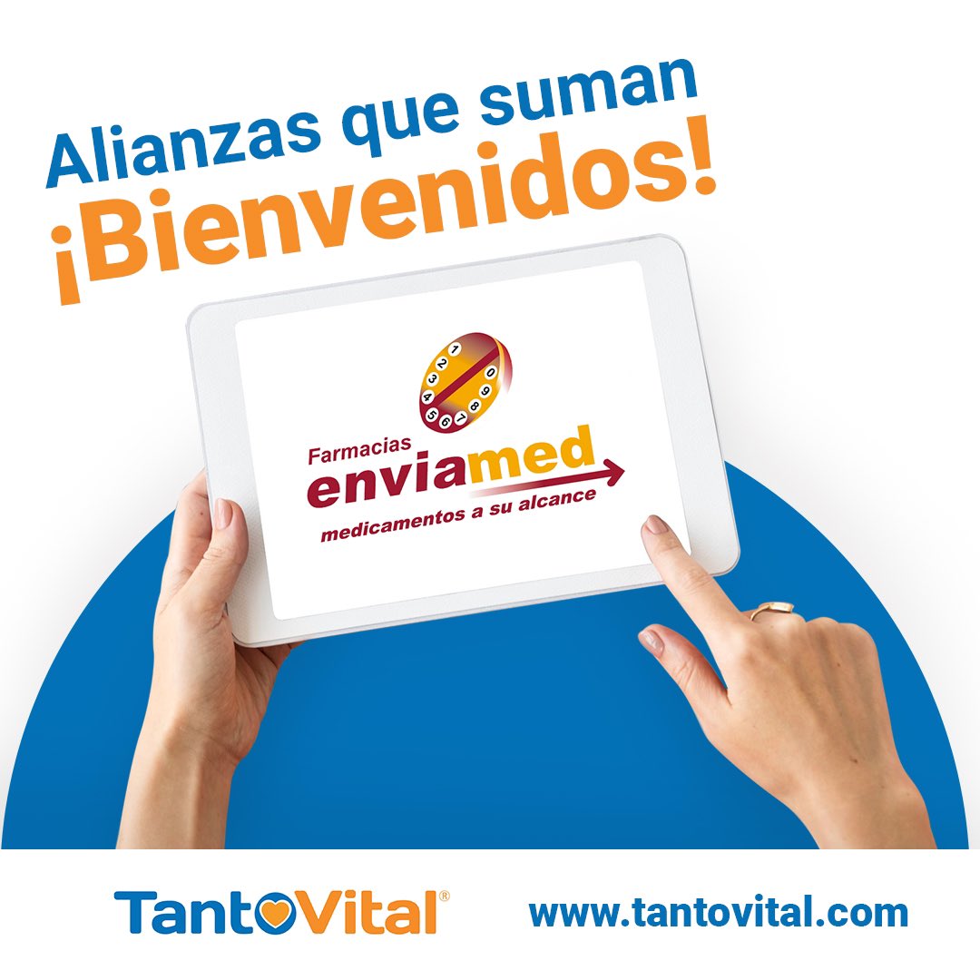 TantoVital's tweet photo. Recibimos al farmacias Enviamed @enviamedvzla como uno de nuestros aliados.
Desde ya puedes ubicar sus servicios en nuestro sitio web.
¡Gracias por la confianza Bienvenidos!
#ServiciosMedicos #AliadosComerciales #Enviamed #FamaciaTantoVital https://t.co/5hDKS2ydjh