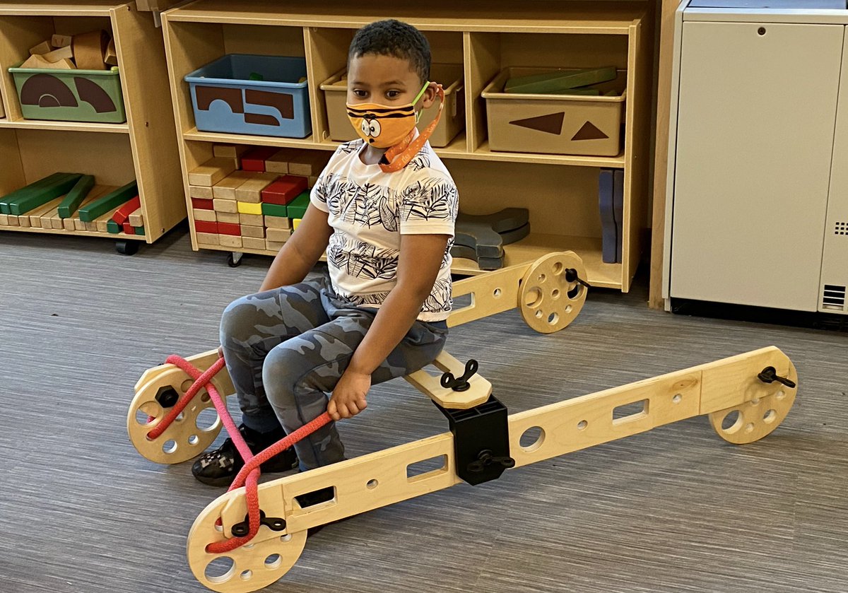 And so the <a href="/Rigamajig/">Rigamajig</a> #maker journey begins with our youngest PreK students <a href="/PikeSchool/">Pike School</a> this week.