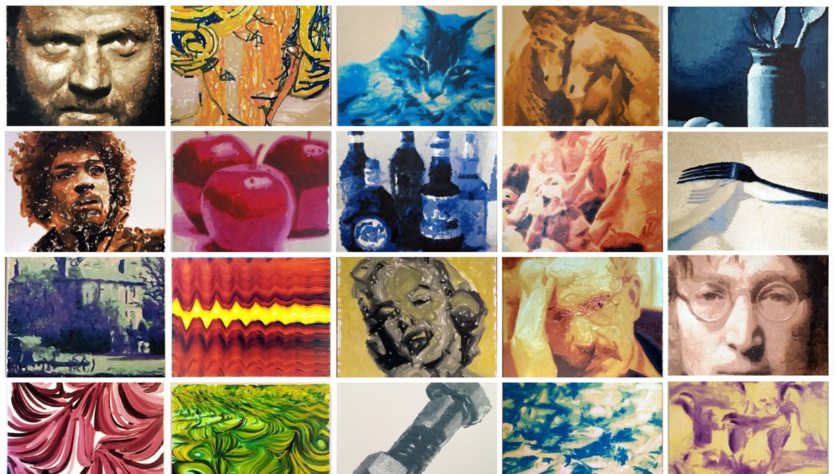 JimHarris's tweet photo. Art generated by #ArtificialIntelligence!
These I find pleasing to the eye. Of course, for every great piece there are many that look terrible
Artists by definition are #creative & will experiment
What do you think about #art & #AI?
#CES2022 #ML #MachineLearning #creatity https://t.co/lteuZfdF1A