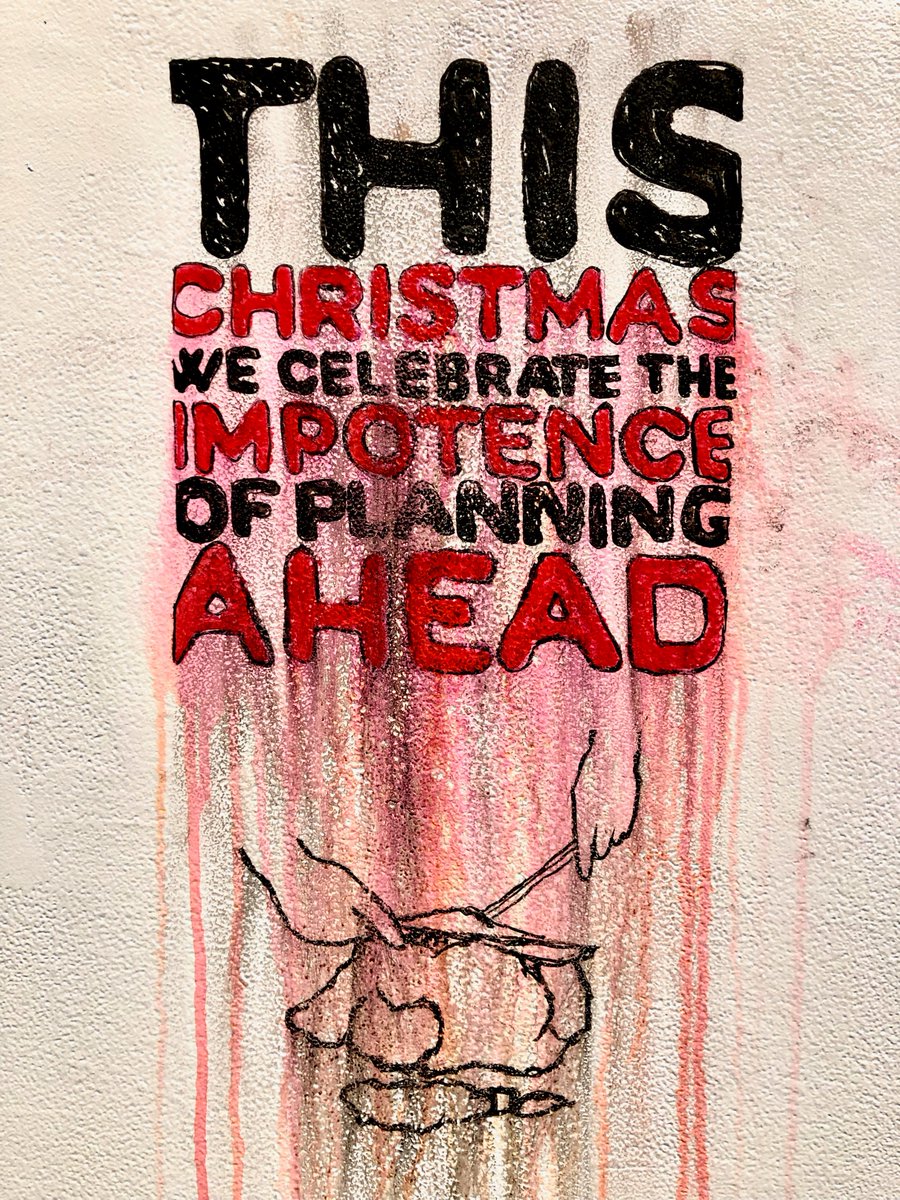 vanstralen's tweet photo. This “artwork” is a (sort of) Non-Fungible Token.

This is also my 2021 contribution to WellsWorks. 

This annual gallery show features amazing work by local artists. 

Unlike most of the other works, this one can’t be sold, because it was inked directly onto the wall . . . https://t.co/O33QbWlAUf
