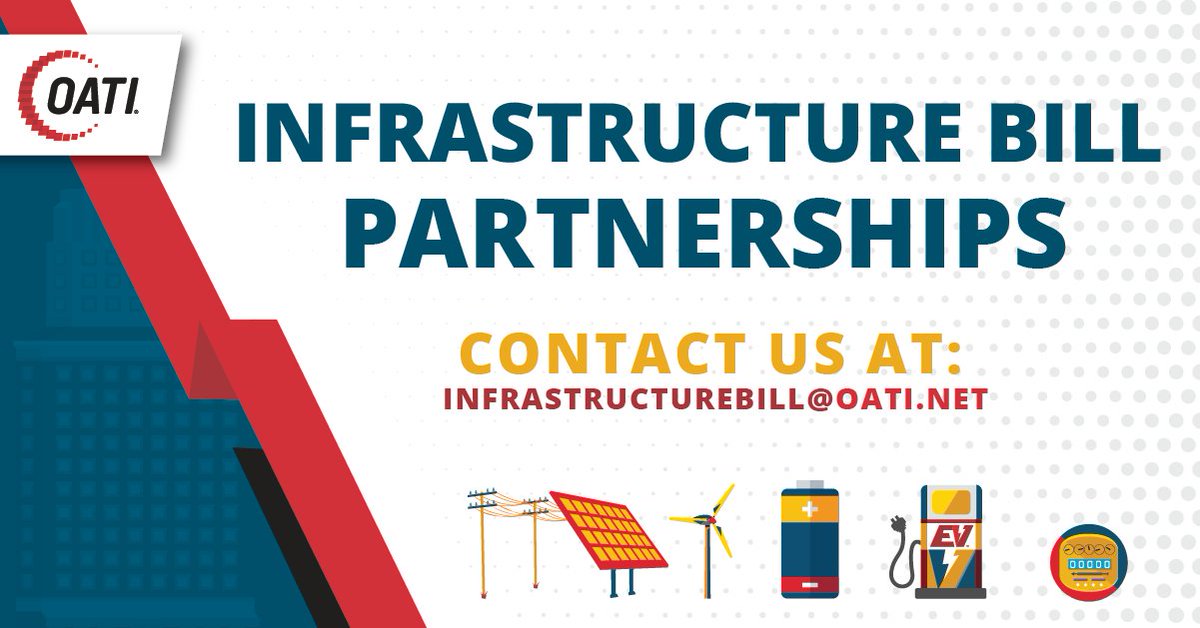 OATIinc's tweet photo. OATI can assist in green grid Infrastructure Bill funding initiatives. Learn more at this link: https://t.co/KLEQkc6ZkJ. #greenenergy #infrastructurebill https://t.co/FpafDkF2rr