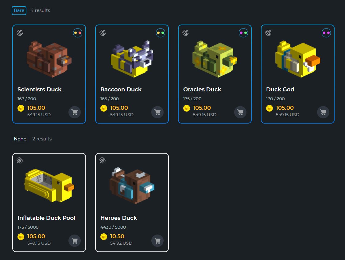 Mataora_design's tweet photo. @TheSandboxGame There is 6 ducks https://t.co/8g2CM0YgNd
