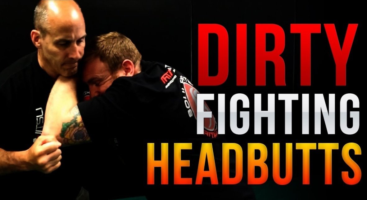 Headbutts seem simple and brutish, but there is a method to the madness.  They are effective in close quarters, favor the shorter fighter, and are a tool most don't expect. 

How to headbutt:  youtube.com/watch?v=_mx9PZ… 

How NOT to Headbutt: youtube.com/watch?v=a4y52D…