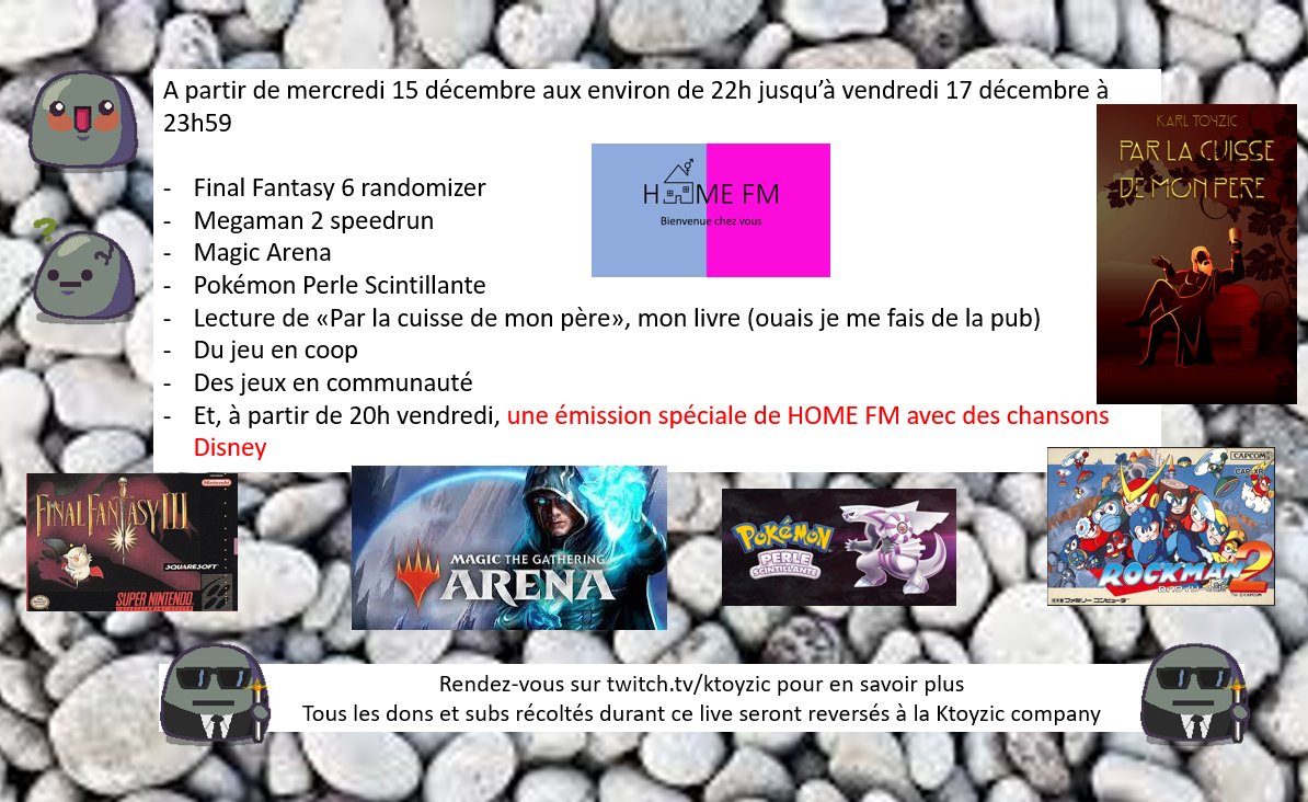KToyzic's tweet photo. Allez zou dans moins de dix minutes on lance ça. On se retrouve dans 50h pour voir si j'ai survécu ^^ https://t.co/rhbt8dfCh8