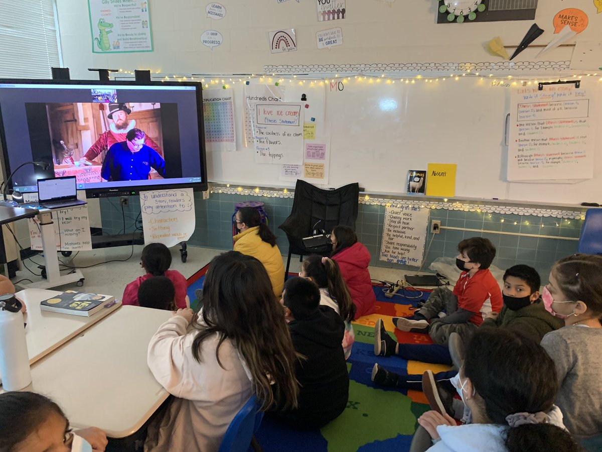 We made great connections in our virtual field trip to Jamestown today! <a href="/GuilfordEle/">Guilford Elementary School</a>