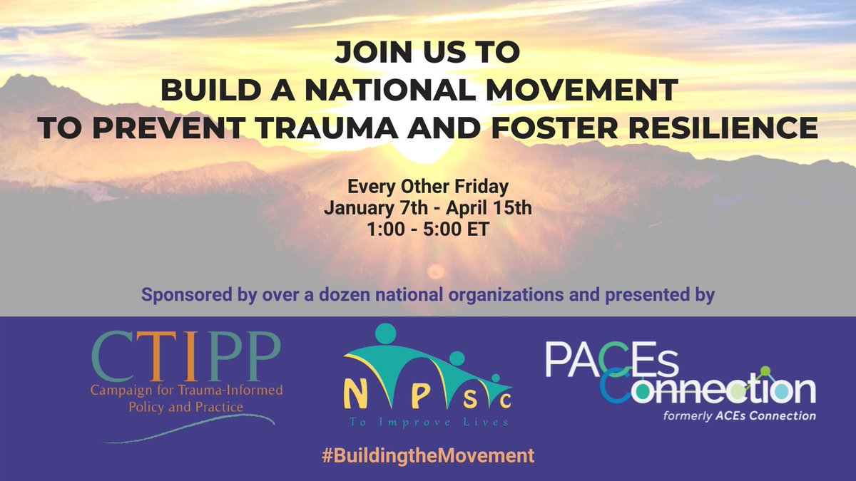 NPSCoalition's tweet photo. Still time to register for a powerful series of workshops! Speakers from diverse backgrounds are ready to provide you with strategies for implementing trauma-informed, resilience-focused, and healing-centered initiatives.#BuildingTheMovement Starts 1/7/22 https://t.co/EYE5ugmOqJ https://t.co/mYAs3XtRod