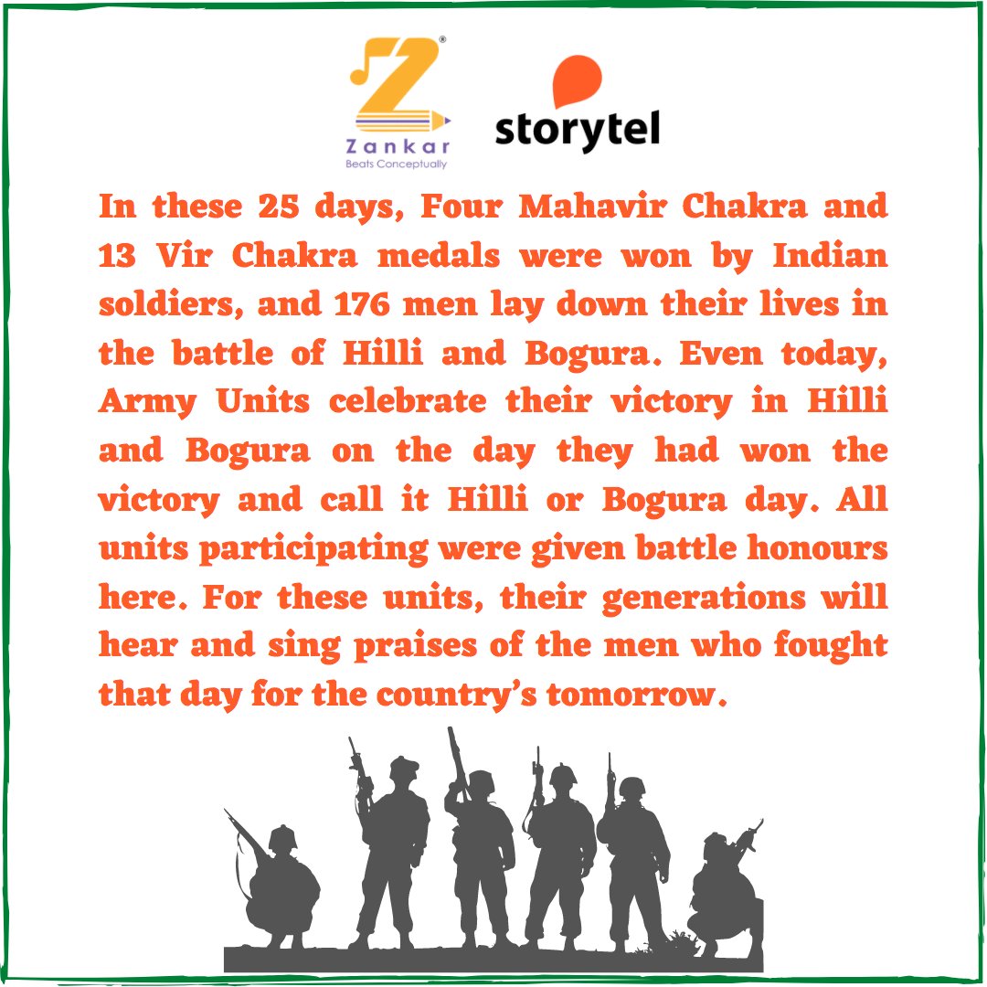 zankarstudios's tweet photo. १९७१ च्या युद्धातील शौर्यगाथा
Heroic Tales of Bangladesh Liberation Audio Series in Marathi and English
https://t.co/arZz2EKnlV
#SwarnimVijayVarsh #vijaydivas #LiberationOfBangladesh #IndianAirForce #indiannavy #IndianArmy  #INSVikrant #IndoPakWar #bagladeshliberation #Martyrs https://t.co/9d5OOl8NBJ
