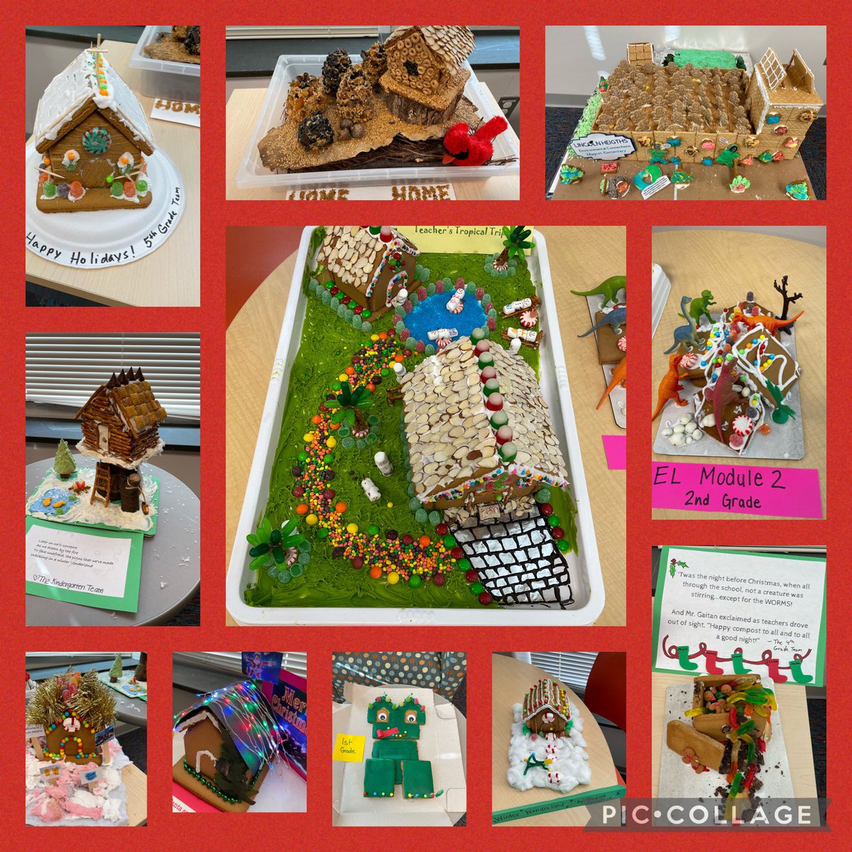 SGaitan's tweet image. The 1st Annual Gingerbread House Competition was a huge success. We have so many talented staff. Congratulations to our Special Education Team! @LHECMES @WCPSSTeam @WCPSSTSP @MrsMcAuleyNC #adecembertoremember #teambuilding