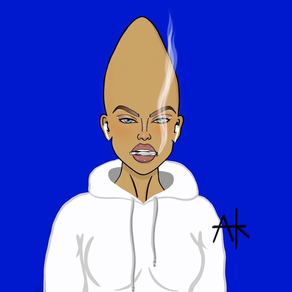 BunchaBaddies's tweet photo. Some of my new #coneheadbaddies collection on @opensea!!! 
***All baddies are 1/1 hand drawn and currently under .25 #eth 🎉🎉🎉 https://t.co/LEDVoCFjeo