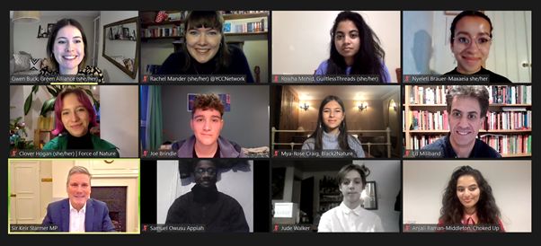Keir_Starmer's tweet photo. Thank you @GreenAllianceUK for todayβs roundtable with a group of passionate young campaigners. @Ed_Miliband and I were inspired by the ideas and questions put to us.
Labour will tackle the climate emergency by creating greener jobs and improving living standards. https://t.co/jJgGjJ7TwO