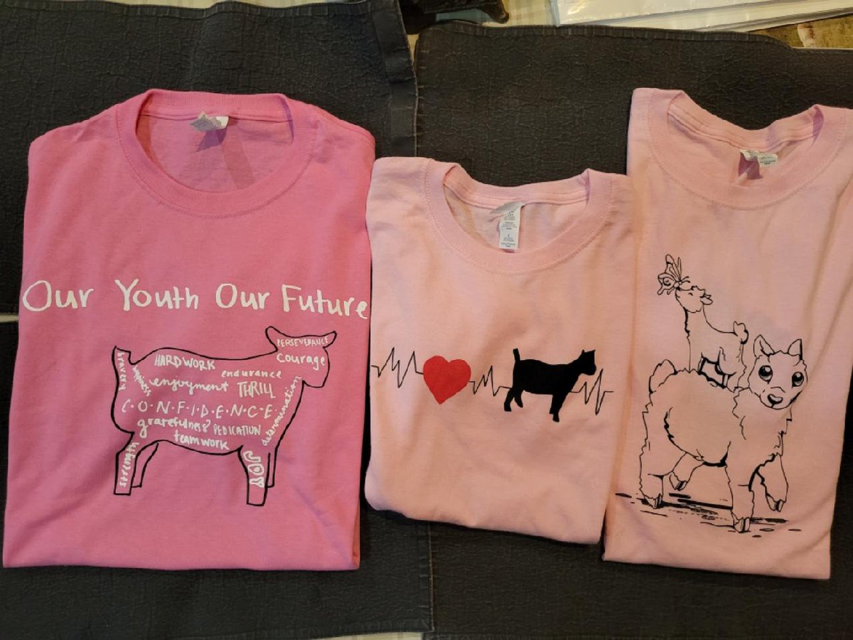 moralefox's tweet photo. Need help I raise pygmy goats with my family and theis shirts where over ordered by mistake by the National Pygmy Association, 15 for each and thor is a Blue one any help sharing the information is greatly appreciated, theis shirts where drawn by kids in our 4H group <3 https://t.co/aDfGTPTBGX