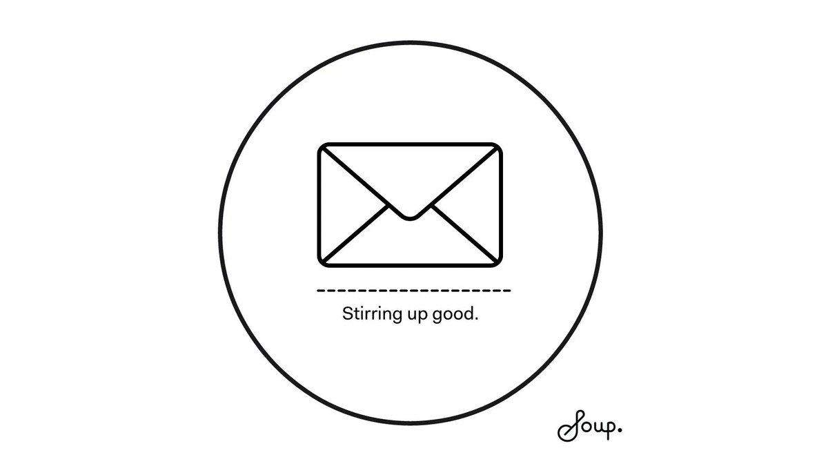 Want to receive #goodnews? Subscribe to the Soup weekly update! It takes one minute to read and we designed it to #inspire and connect you with our cause and work. buff.ly/3kA9kv4