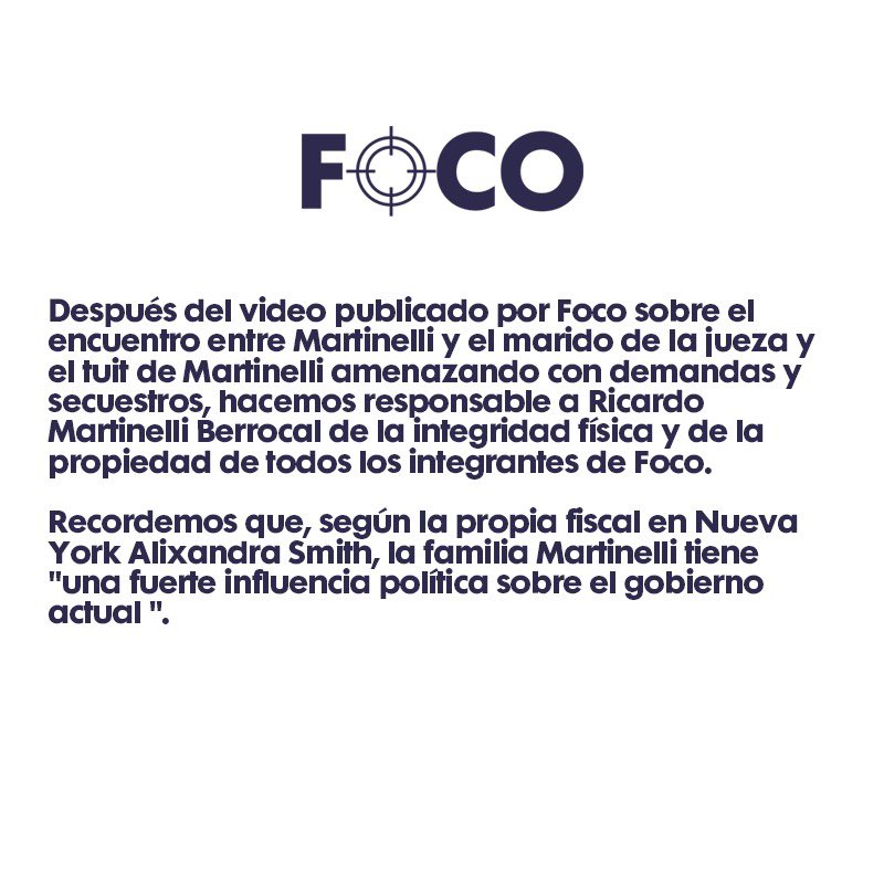 focopanama's tweet photo. #Comunicado https://t.co/iExocoQSrP