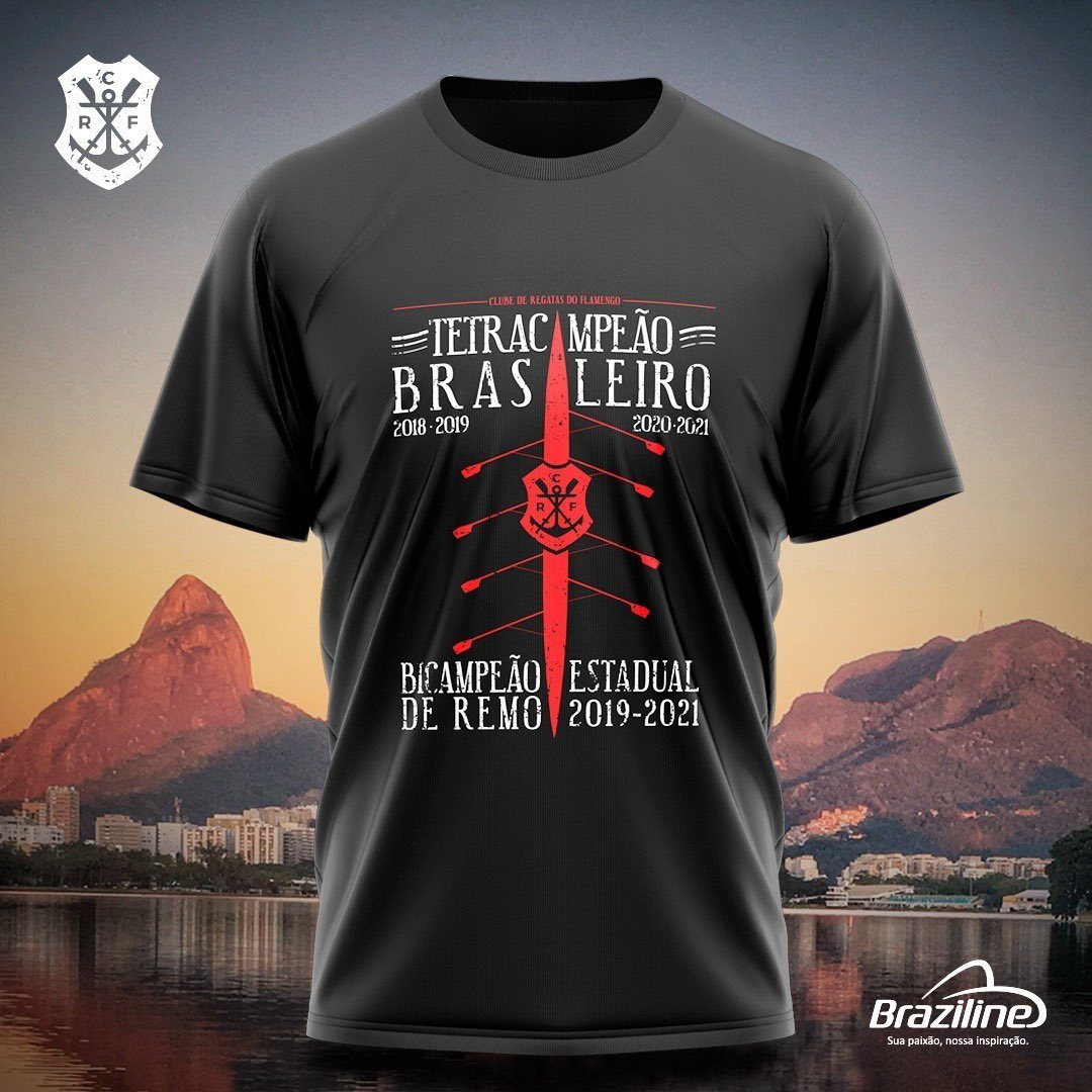 🏆 Muita libra já pesou!

A equipe de remo do Mengão é Bicampeã Estadual e Tetracampeã Brasileira em 2021. Em homenagem aos nossos campeões, fizemos, em parceria com a <a href="/Braziline/">Braziline</a>, um Manto especial, que foi presenteado aos atletas do melhor remo do Brasil! 🔴⚫️

#Braziline