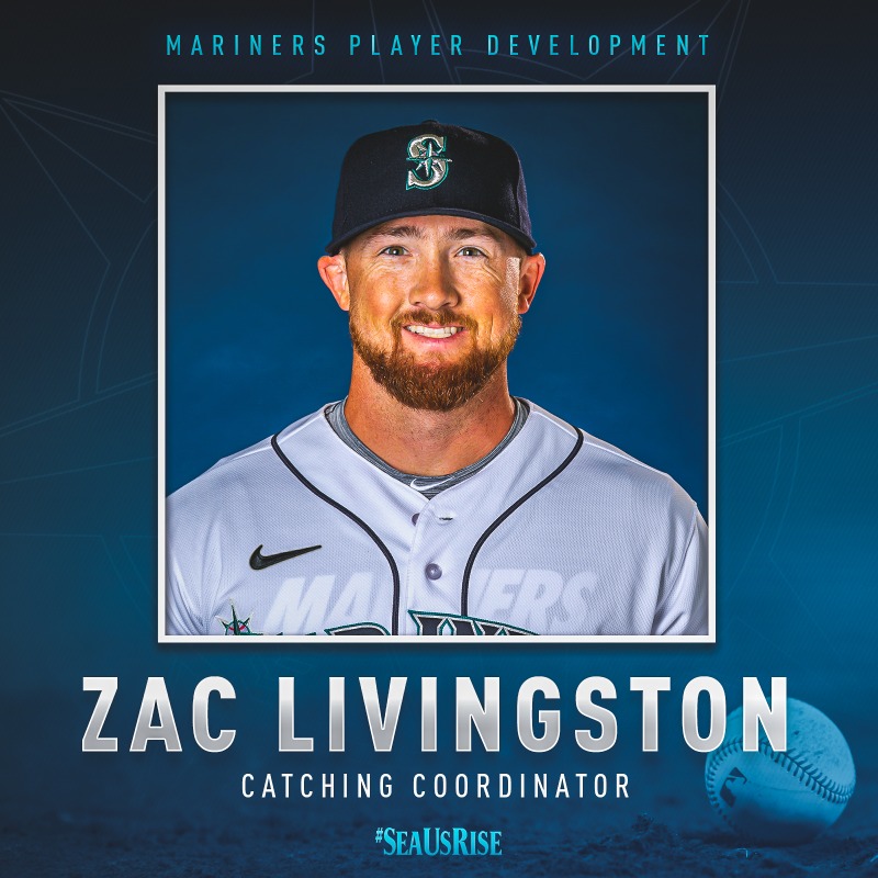 MsPlayerDev's tweet photo. We are excited to name the following coordinators to our Player Development staff. #SeaUsRise

🔹 Louis Boyd – Minor League Field Coordinator 
🔹 CJ Gillman – Hitting Coordinator
🔹 Zac Livingston – Catching Coordinator